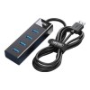 Hub Chia USB Unitek Y-3098BBK (3.0) 4 Port 1.2m Chính Hãng (Full VAT)