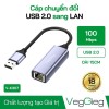 Bộ Chuyển USB 2.0 ra Lan VegGieg V-K307