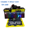 Combo Phím T-wolf TF240 LED Gaming USB ( Phím, Mouse, Pad, Tai Nghe )