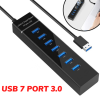 Hub USB 7 Port 3.0 Nguồn USB