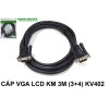 Cable Vga 3m Kingmaster 3+4 ( KV402 )