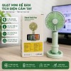 Quạt Sạc Tích Điện Cầm Tay T9 Pin 18650