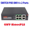 Swich Poe ONV 4 Port 4+2C H1064pls 10/100m