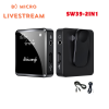 Bộ Micro Thu Âm Livestream SX39- 2in1 Micro Cổng iphone-Typec