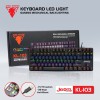 Keyboard phím cơ Jedel KL-103 led ( màu đen )