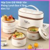 Hộp Cơm Lunch 4 Tầng Kèm Muỗng (Full Vat) T40/Cái