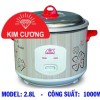 Nồi Cơm Điện Kim Cương 2.2 Lít Nắp Rời