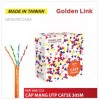 Cáp Mạng UTP Cat5e Golden Link Taiwan 305m Cam/Trắng