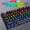 Keyboard phím cơ T-wolf T17 ( 104 Key ) 12 chế độ led