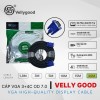 Cáp Vga 20m Vellygood (3+4) BC 100% lõi đồng, OD 7.0, Chống nhiễu, Full HD 60Hz