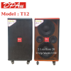 Loa Kéo DPAu DP-T12 ( 2 Bass 20 ) Công Suất 120w 
