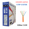 Cable mạng 5E UTP Golden Japan 100m Cam-Nhôm Mạ Đồng