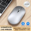 Mouse Không Dây X2 Bluetooth + Wireless 2.4Gh charging