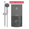 Máy nước nóng trực tiếp Ariston Aures Premium +4.5P Ivory (có bơm)