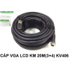 Cable Vga 20m Kingmaster 3+4 ( KV406 )