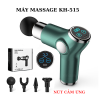 Máy Massage Gun KH-515 ( 4 Đầu ) Nút Bấm Cảm Ứng