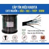 Cable Camera Kadita 4 Lõi ( 305m ) Cường Lực+Kèm Nguồn Cat3 FTP JELLY