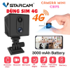 Camera wifi Vstarcam Mini CB75 Dùng Sim 4G 