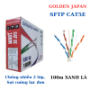 Cable Mạng 5E SFTP Golden Japan 100m Xanh Lá-Chống Nhiễu 