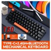 Keyboard Phím Cơ T-wolf T30 ( Đen ) LED RGB-Pin Sạc-Bluetooth-63 Key-22 Chế Độ LED