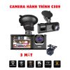Camera Hành Trình C309 ( 3 Mắt Cam ) 1080p- Ghi Âm