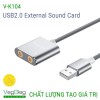 Bộ Chuyển USB 2.0 ra Sound 7.1 VegGieg VK-104