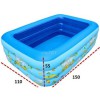 Bể Bơi 3 Tầng 150x110x55cm Cho Bé ( 1.5m )