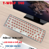  Keyboard Phím Cơ Mini T-wolf T40 Xám Red Led RGB, 68 Key, 8 Chế Độ